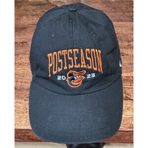 '47 Men's 2023 Postseason Baltimore Orioles Black Cleanup Adjustable Dad Hat